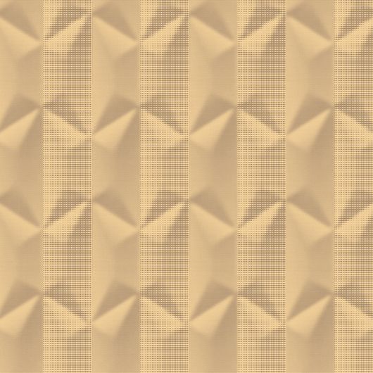 Обои флизелиновые  "Illusion" производства Loymina, арт. BR5 002/2,  песочного цвета, с геометрическим рисунком с эффектом 3D , купить в шоу-руме Одизайн в Москве